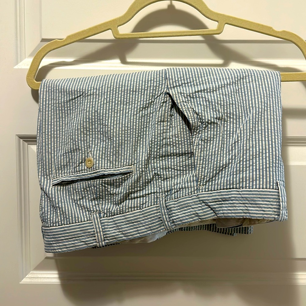 Seer-Sucker Polo Brand Shorts -34 Waist